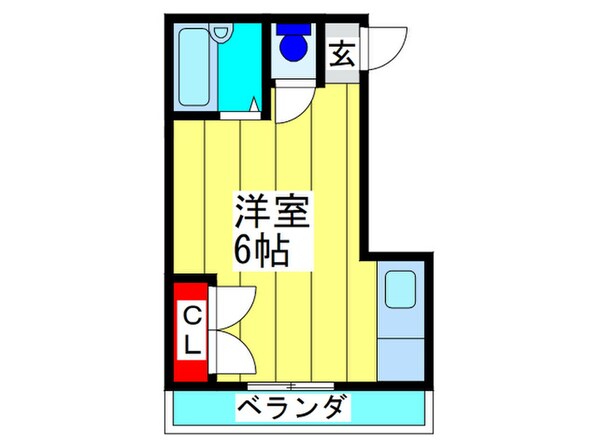 スカイビルの物件間取画像